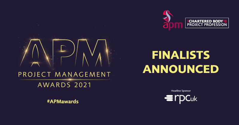 Finalists announced for APM Project Management Awards 2021