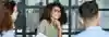 Happy Young Woman Brainstorming Marketing Ideas